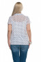 Блуза "Олси" 1610014/4 ОЛСИ (Горох черный/белый)