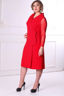 Платье 088702 ЛаТэ (Красный)