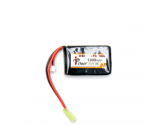 Аккумулятор IPower 11.1V 1300mah mini AN/PEQ или приклад (Li-Po) 17*43*60