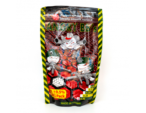 Шары ANGRY BBs 0,30 (3300 шт) белые TG-030